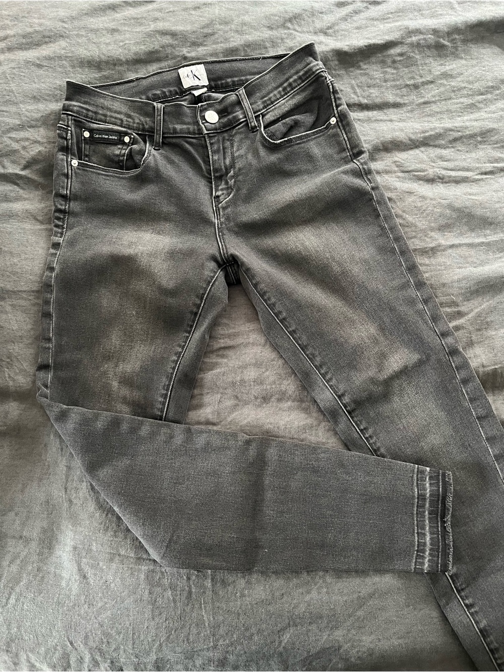 Calvin Klein Women's Gray Skinny Jeans